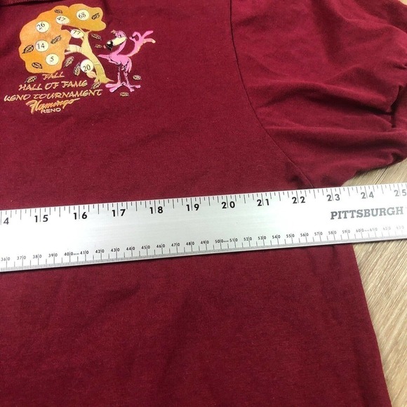 VTG Stedman by Hanes Polo Shirt Men's Large Short Sleeve Flamingo Reno - Picture 5 of 8